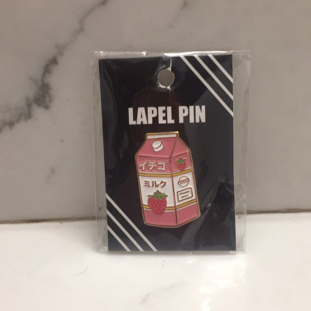 Hot topic strawberry juice pin